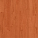 Headboard Wax Brown 100 cm Solid Wood Pine - Low Angle