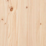 Bed Frame with Headboard 180x200 cm Solid Wood Pine