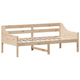 Day Bed without Mattress 90x190 cm Solid Wood Pine - Side View