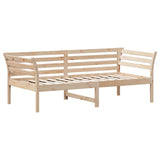 Day Bed without Mattress 90x190 cm Solid Wood Pine - Side View
