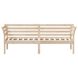 Day Bed without Mattress 90x190 cm Solid Wood Pine