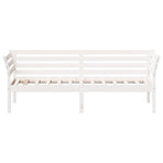 Day Bed without Mattress White 90x190 cm Solid Wood Pine