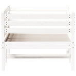 Day Bed without Mattress White 90x190 cm Solid Wood Pine