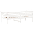 Day Bed without Mattress White 90x190 cm Solid Wood Pine