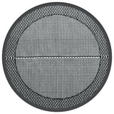 Outdoor Carpet ARAKIL Grey ?20 cm PP - Front View