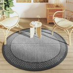 Outdoor Carpet ARAKIL Grey ?60 cm PP