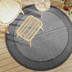 Outdoor Carpet ARAKIL Grey ?60 cm PP