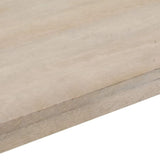 Console Table Brown 110x35x76 cm Solid Wood Mango and Iron - Rear View