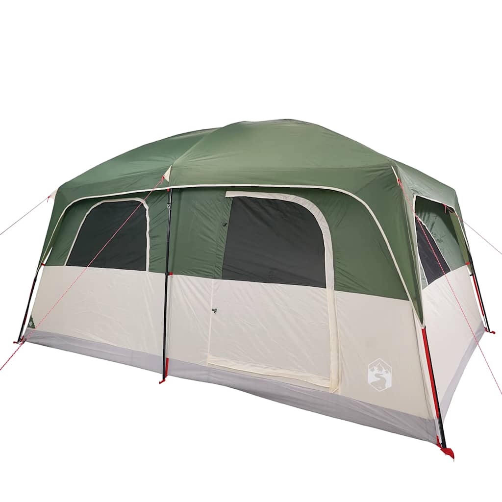 Family Tent Cabin 8-Person Green Waterproof