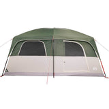 Family Tent Cabin 8-Person Green Waterproof