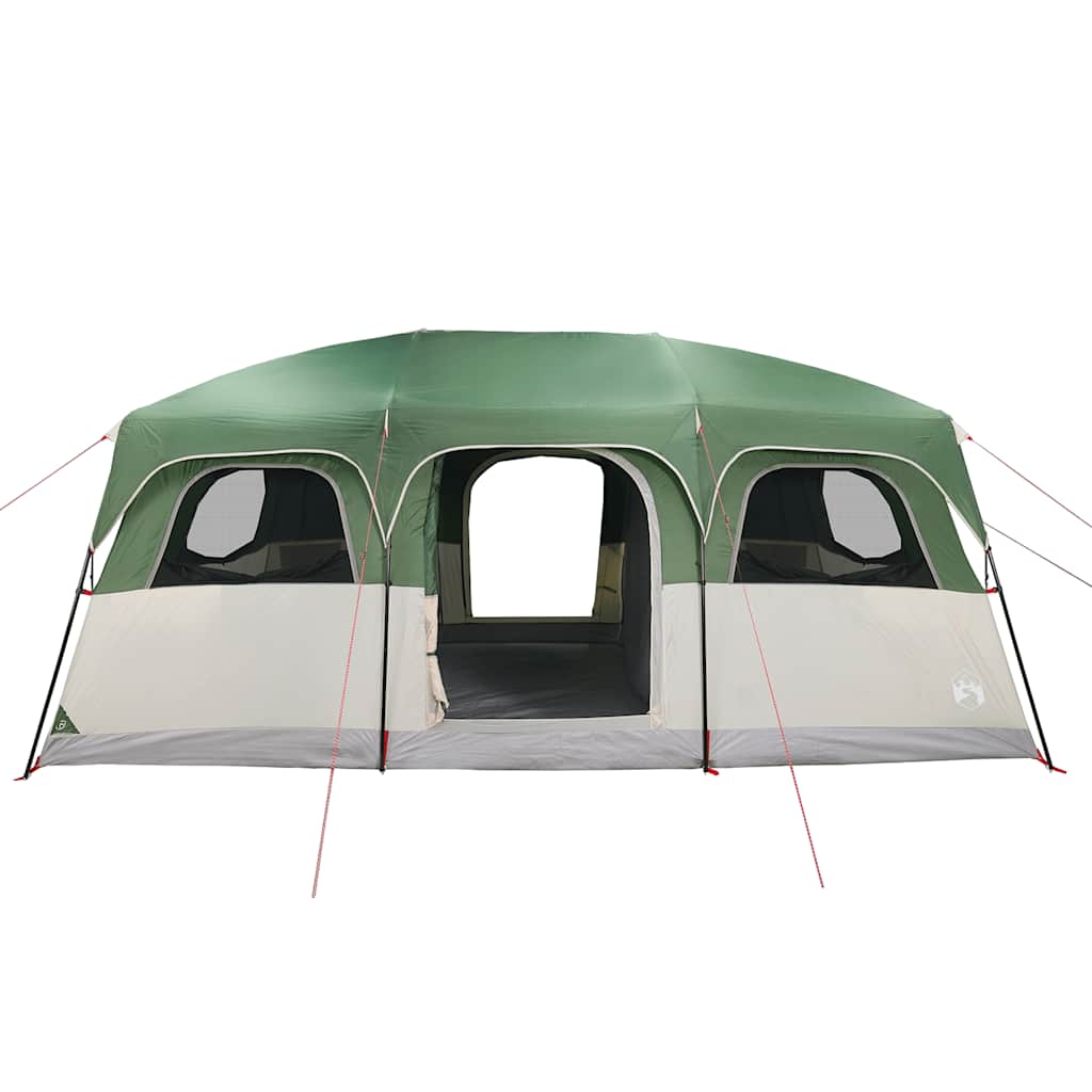 Family Tent Cabin 10-Person Green Waterproof