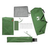 Family Tent Cabin 10-Person Green Waterproof - Extra Image