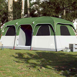Family Tent Cabin 10-Person Green Waterproof