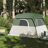 Camping Tent Cabin 4-Person Green Waterproof - Side View