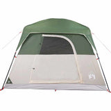 Camping Tent Cabin 4-Person Green Waterproof