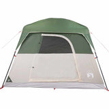 Camping Tent Cabin 4-Person Green Waterproof - Rear View
