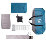 Camping Tent Cabin 4-Person Blue Waterproof - Extra Image