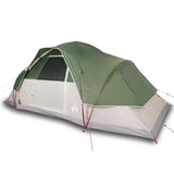 Family Tent Dome 9-Person Green Waterproof - Front View