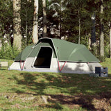 Family Tent Dome 9-Person Green Waterproof - Side View