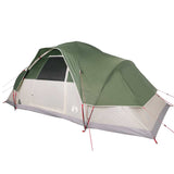 Family Tent Dome 9-Person Green Waterproof - Top-Down View