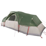 Family Tent Dome 11-Person Green Waterproof - Top-Down View