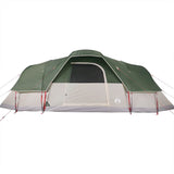 Family Tent Dome 11-Person Green Waterproof - Rear View