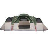 Family Tent Dome 11-Person Green Waterproof - Close-Up Angle