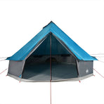 Family Tent Tipi 6-Person Blue Waterproof