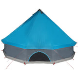 Family Tent Tipi 6-Person Blue Waterproof