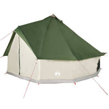Family Tent Tipi 8-Person Green Waterproof - 45-Degree Angle
