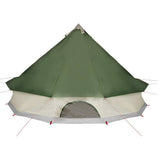 Family Tent Tipi 8-Person Green Waterproof - Extra Image