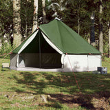 Family Tent Tipi 12-Person Green Waterproof - Side View
