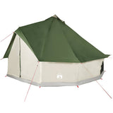 Family Tent Tipi 10-Person Green Waterproof - 45-Degree Angle