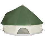 Family Tent Tipi 10-Person Green Waterproof - Extra Image