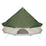 Family Tent Tipi 10-Person Green Waterproof - Extra Image