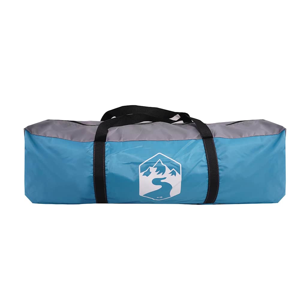Family Tent Tipi 10-Person Blue Waterproof
