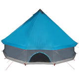 Family Tent Tipi 10-Person Blue Waterproof - Extra Image