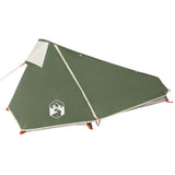 Camping Tent Tunnel 1-Person Green Waterproof