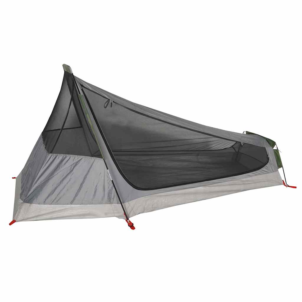 Camping Tent Tunnel 1-Person Green Waterproof