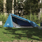 Camping Tent Tunnel 1-Person Blue Waterproof - Side View