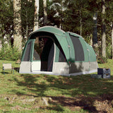 Camping Tent Tunnel 3-Person Green Waterproof - Side View