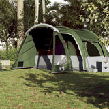 Family Tent 6-Person Green Waterproof - Top-Down View