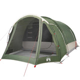 Family Tent 6-Person Green Waterproof - 45-Degree Angle