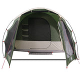 Family Tent 6-Person Green Waterproof - Close-Up Angle