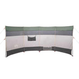 Camping Windbreak Green 366x152x152 cm Waterproof - Top-Down View