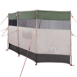 Camping Windbreak Green 366x152x152 cm Waterproof - 45-Degree Angle