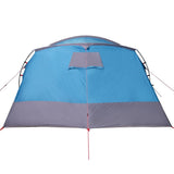Family Tent Tunnel 8-Person Blue Waterproof - Extra Image