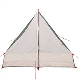 Camping Tent A-Frame 2-Person Green Waterproof - Close-Up Angle