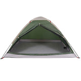 Camping Tent Dome 2-Person Green Waterproof