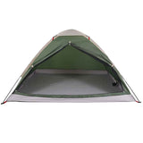 Camping Tent Dome 2-Person Green Waterproof - 45-Degree Angle